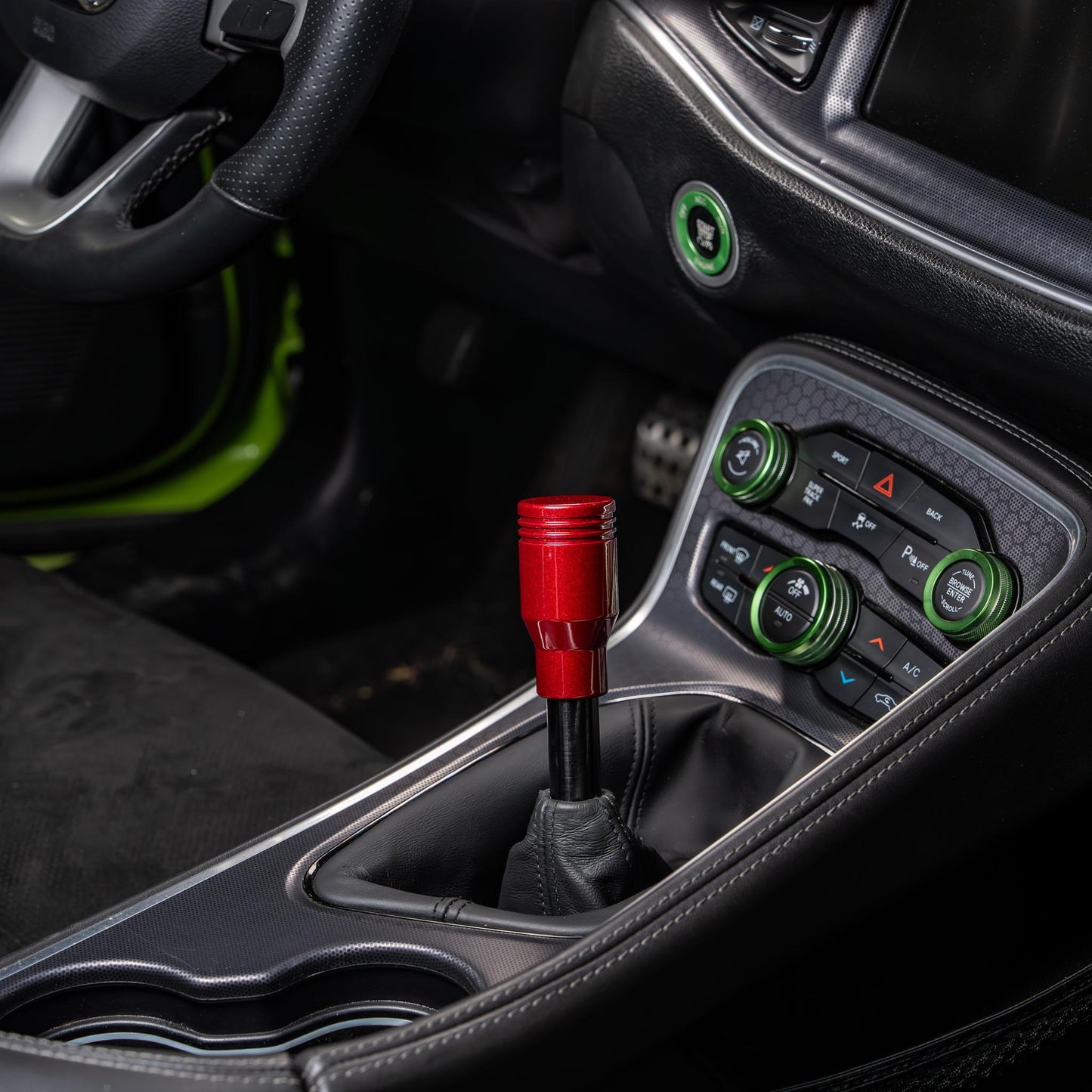 Billetworkz Piston Weighted Shift Knob for Dodge Challenger 6-Speed (2015-2023)