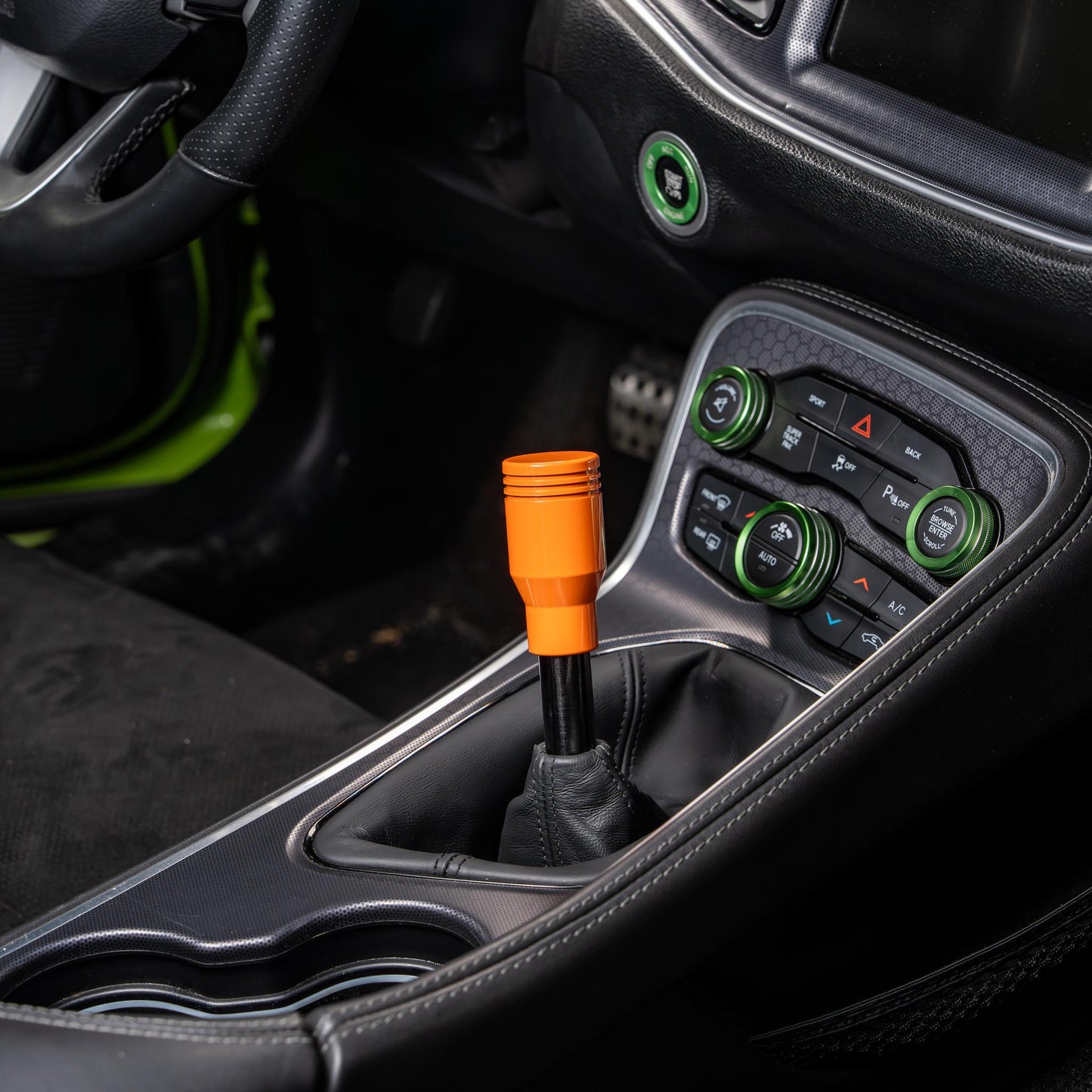 Billetworkz Piston Weighted Shift Knob for Dodge Challenger 6-Speed (2015-2023)