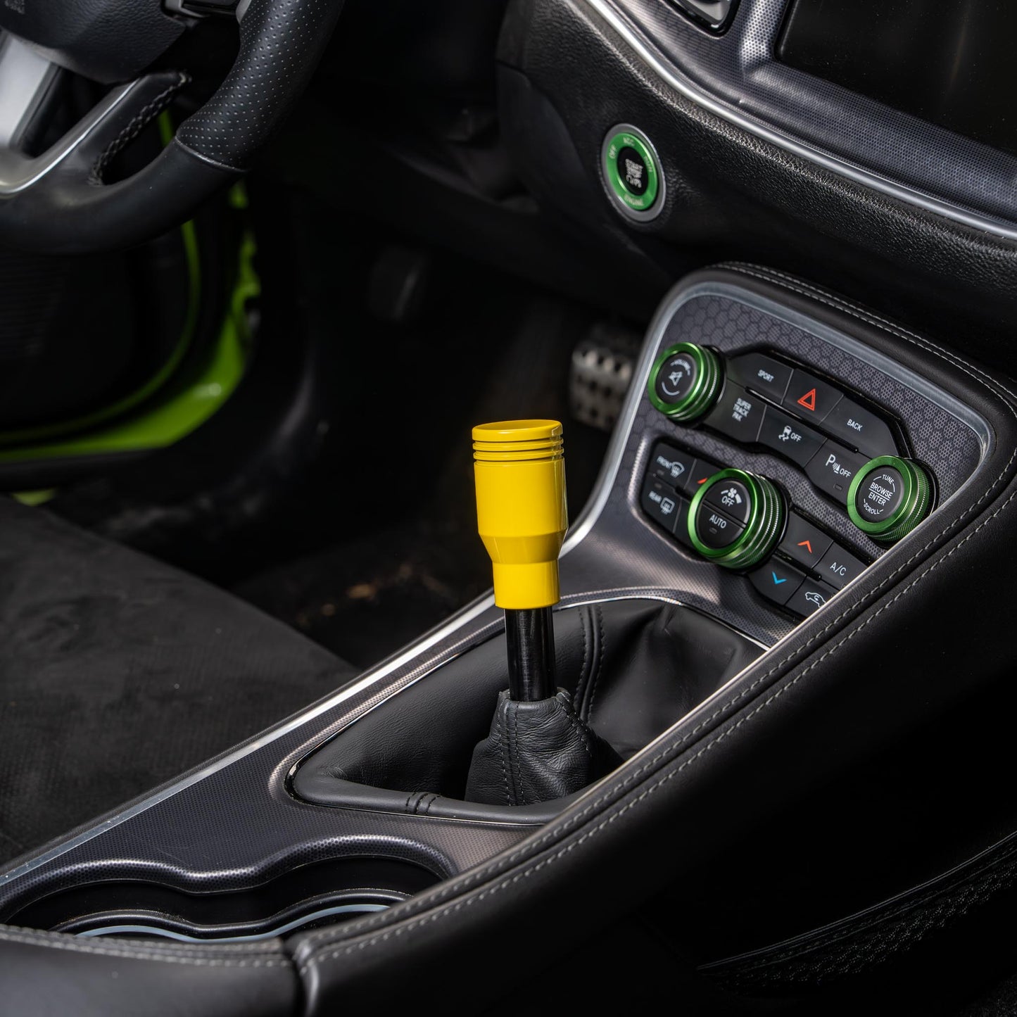 Billetworkz Piston Weighted Shift Knob for Dodge Challenger 6-Speed (2015-2023)