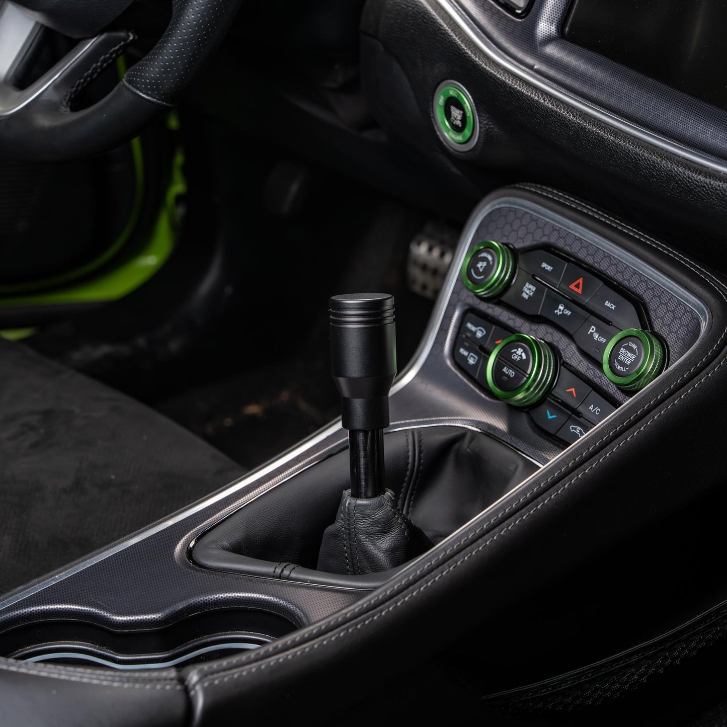 Billetworkz Piston Weighted Shift Knob for Dodge Challenger 6-Speed (2015-2023)