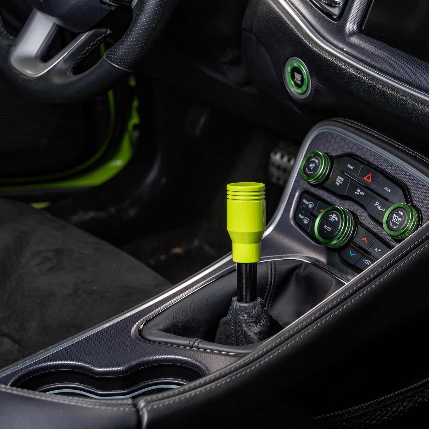 Billetworkz Piston Weighted Shift Knob for Dodge Challenger 6-Speed (2015-2023)