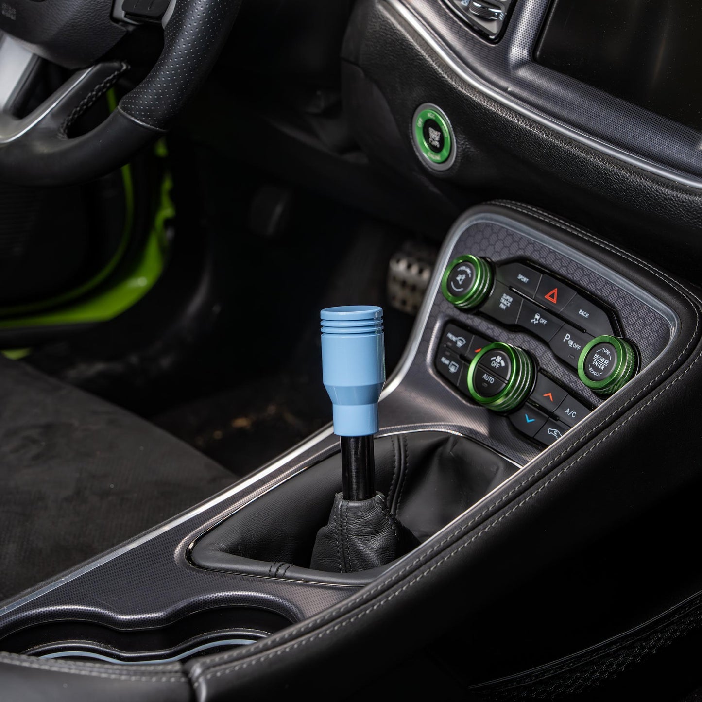 Billetworkz Piston Weighted Shift Knob for Dodge Challenger 6-Speed (2015-2023)