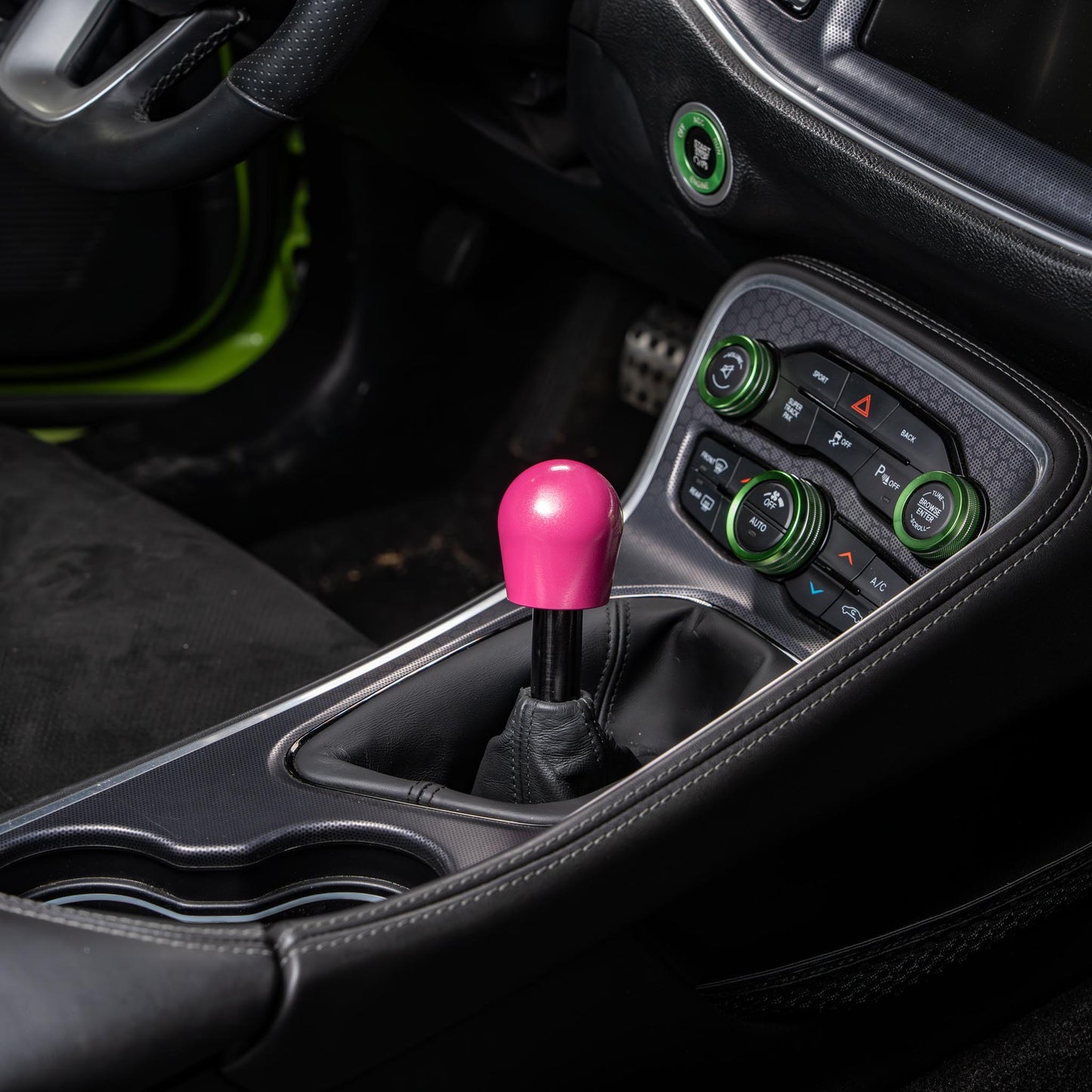 Billetworkz Short Teardrop Weighted Shift Knob for Dodge Challenger 6-Speed (2015-2023)