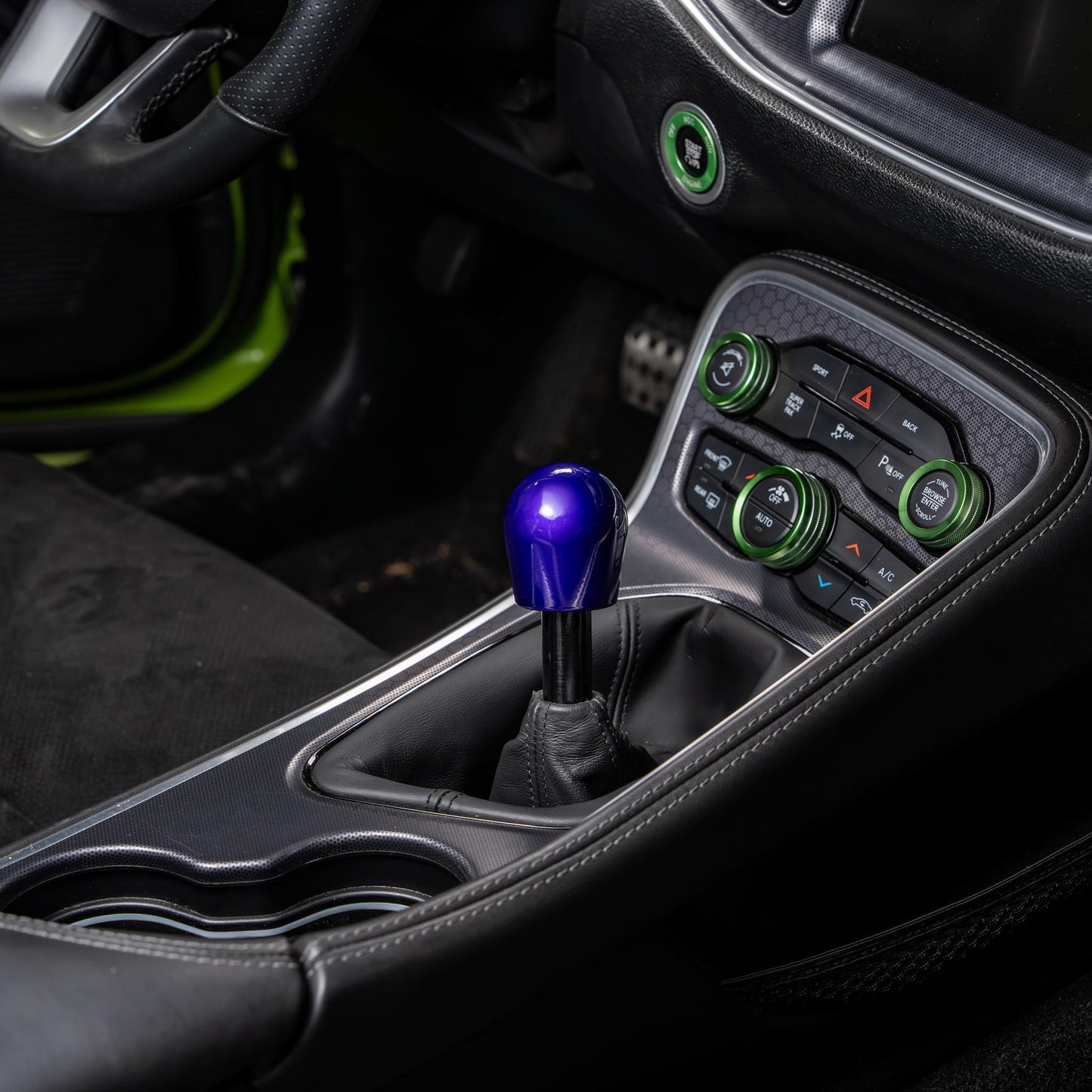Billetworkz Short Teardrop Weighted Shift Knob for Dodge Challenger 6-Speed (2015-2023)