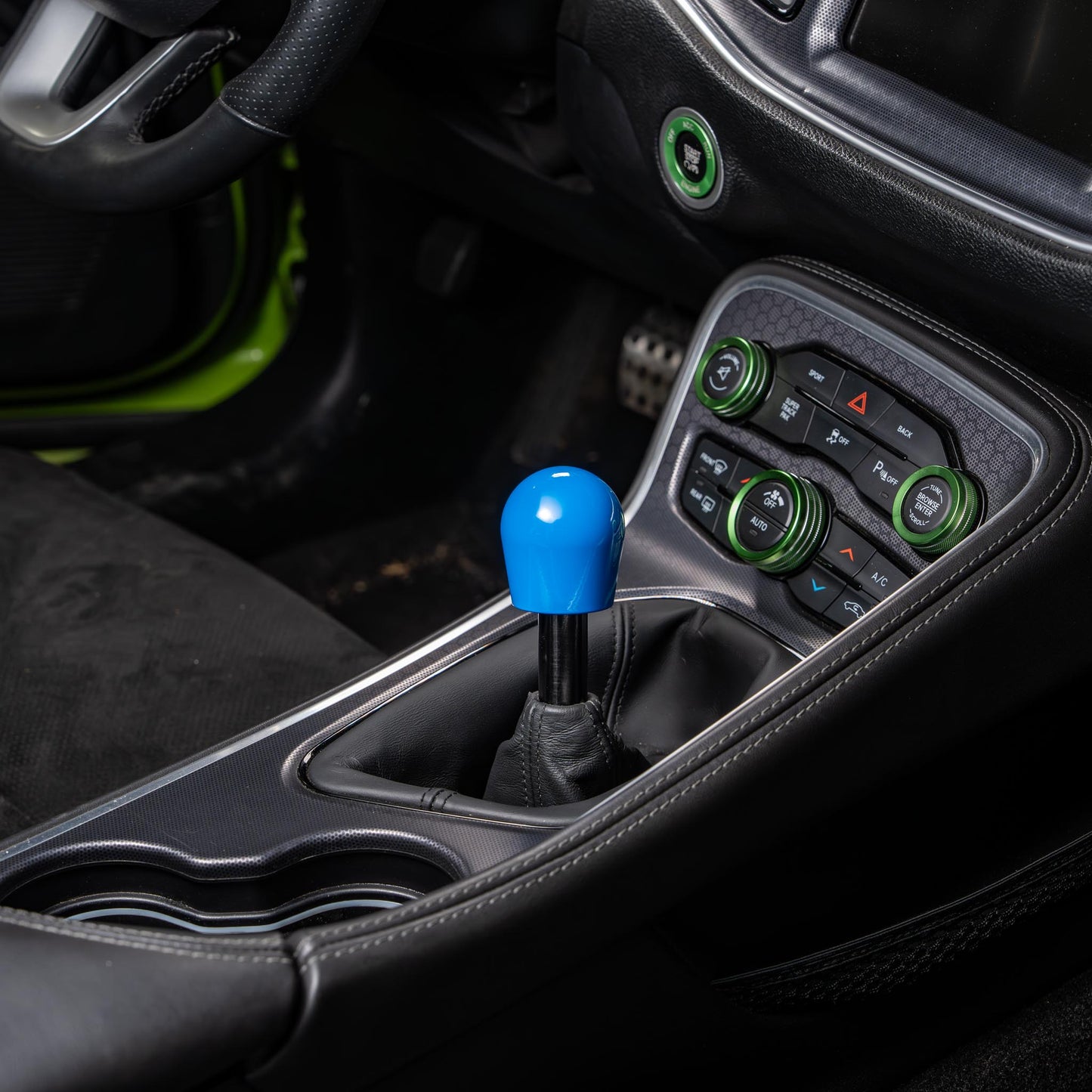 Billetworkz Short Teardrop Weighted Shift Knob for Dodge Challenger 6-Speed (2015-2023)
