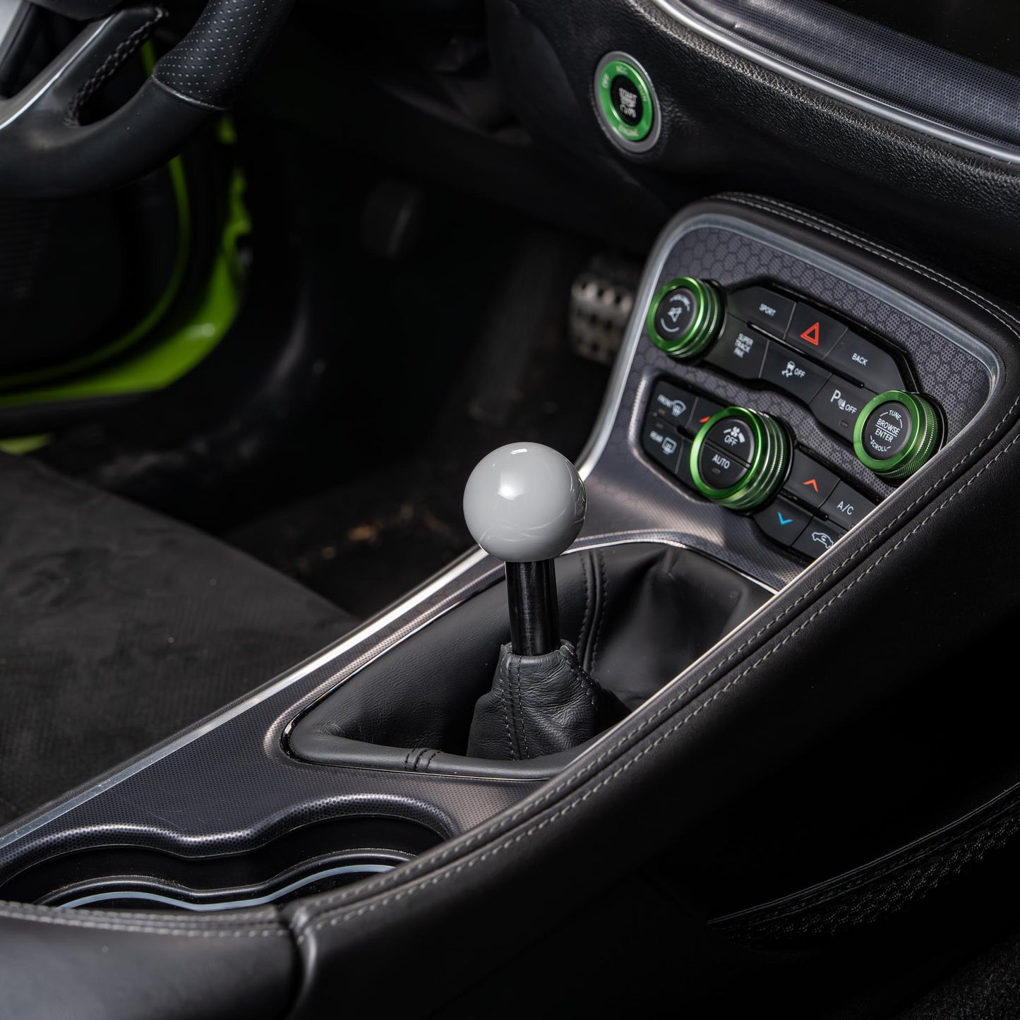Billetworkz Sphere Weighted Shift Knob for Dodge Challenger 6-Speed (2015-2023)