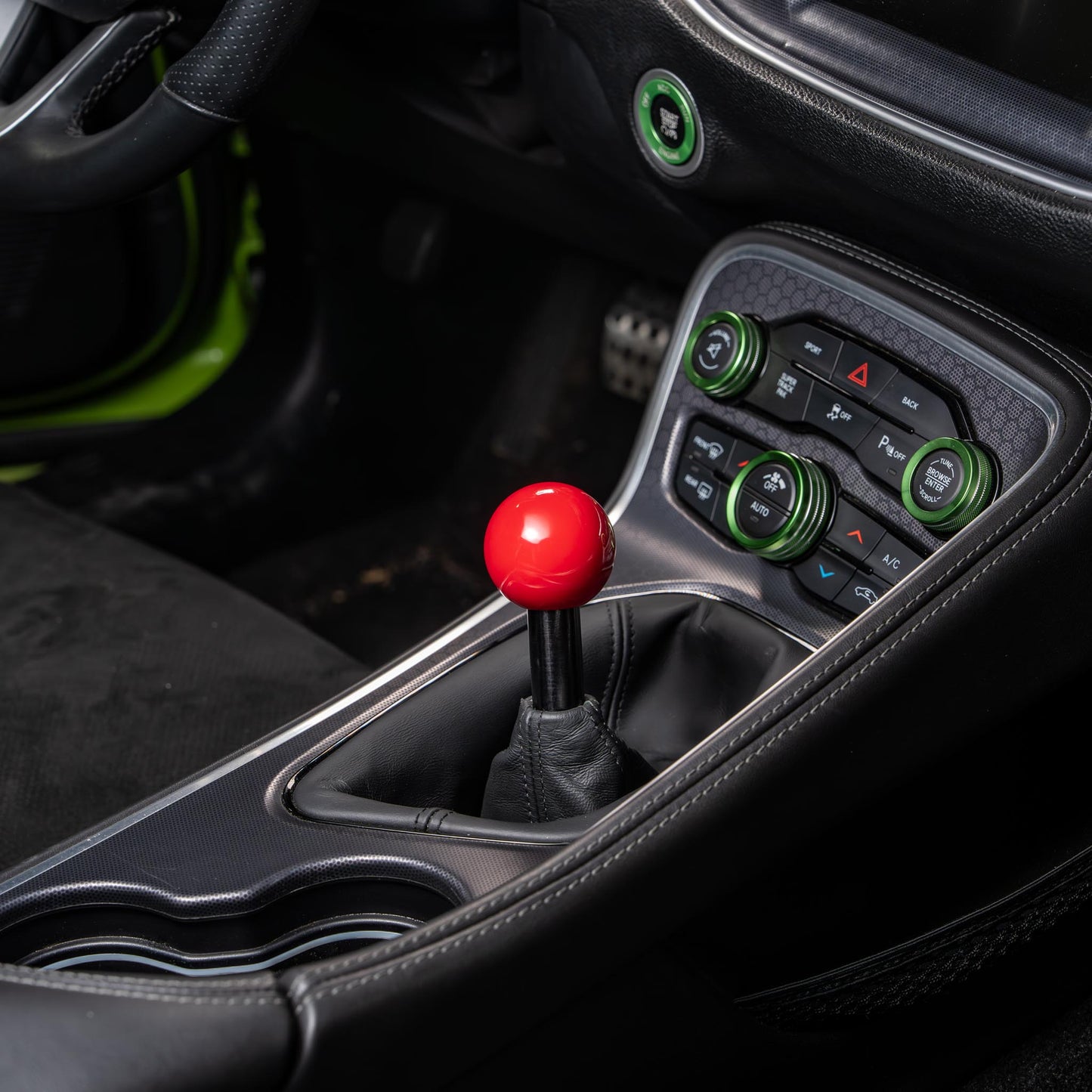 Billetworkz Sphere Weighted Shift Knob for Dodge Challenger 6-Speed (2015-2023)