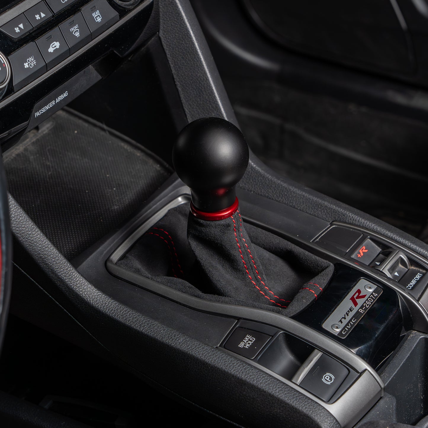 Billetworkz Premium Alcantara Shift Boot – Honda Civic Si/Type R 2016–2021