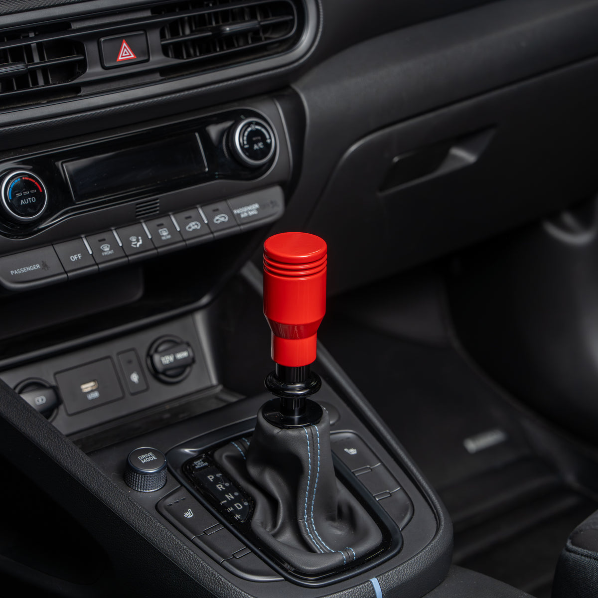 Billetworkz Automatic Shifter - Gloss Red - Fits Hyundai Veloster N / Elantra N / Kona N (2019+)