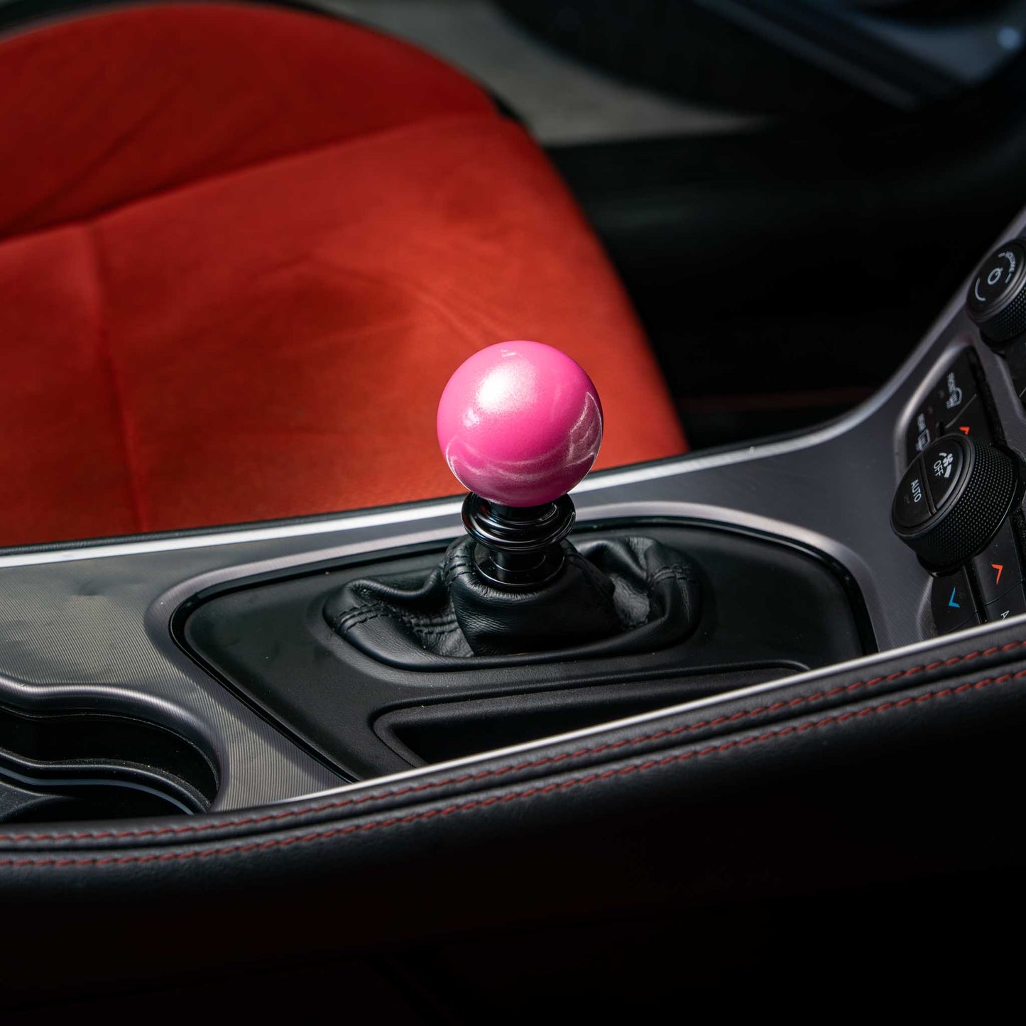 Billetworkz Automatic Shifter - Candy Pink - Fits Dodge Challenger / Charger (2015-2023)