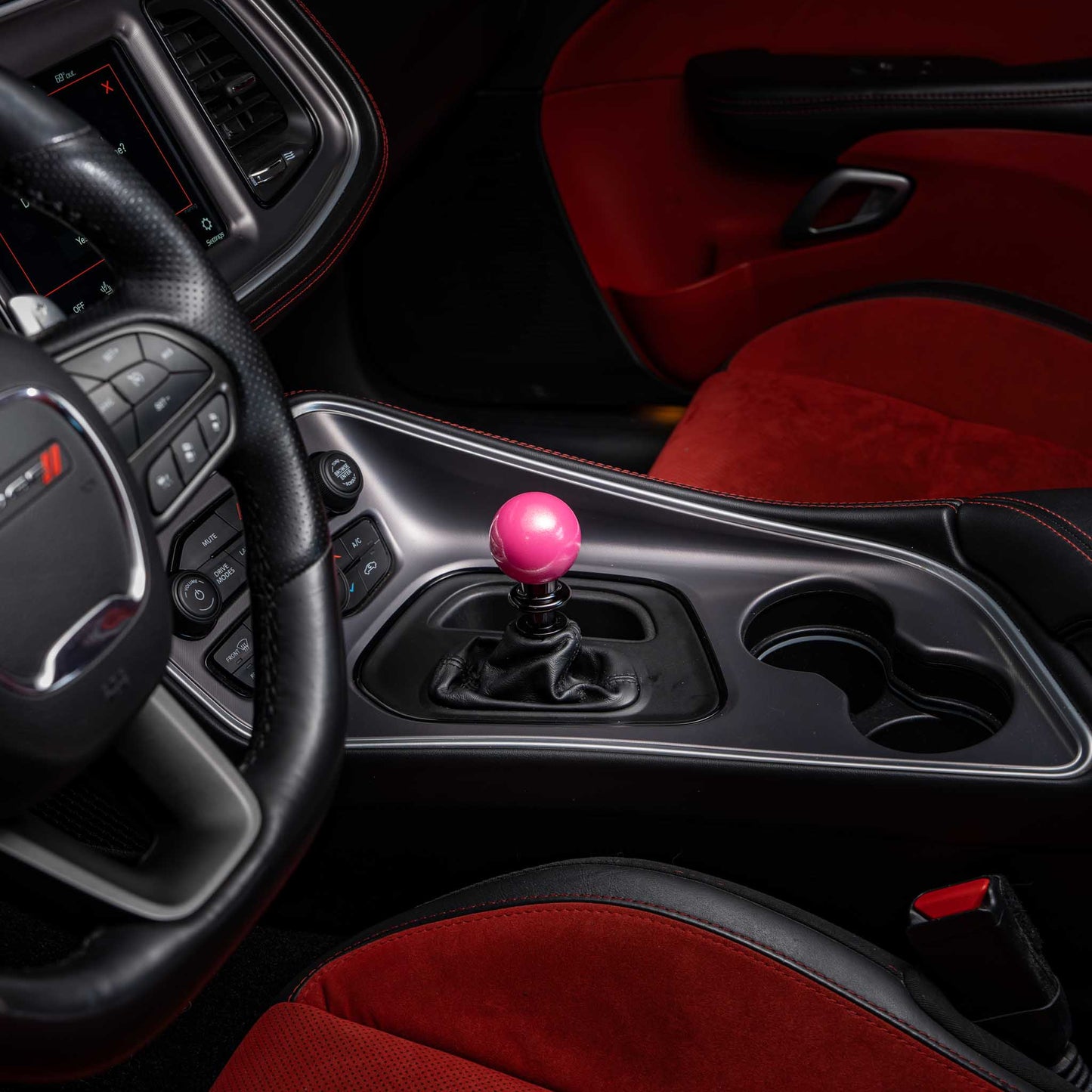 Billetworkz Automatic Shifter - Candy Pink - Fits Dodge Challenger / Charger (2015-2023)