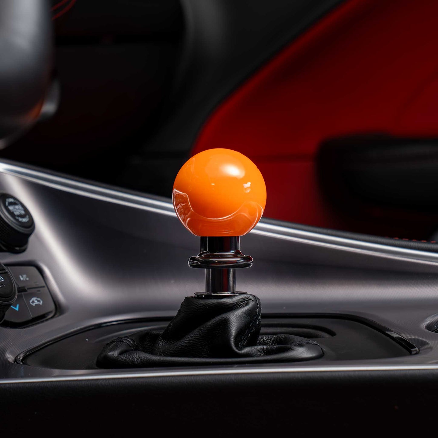 Billetworkz Automatic Shifter - Gloss Orange - Fits Dodge Challenger / Charger (2015-2023)