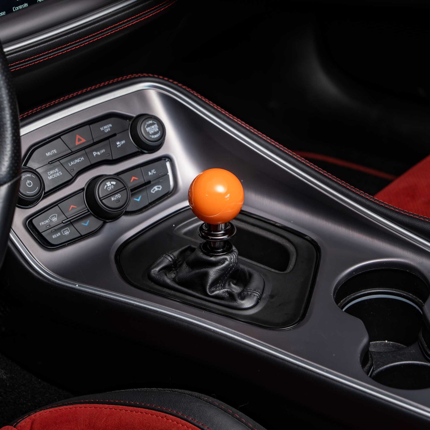 Billetworkz Automatic Shifter - Gloss Orange - Fits Dodge Challenger / Charger (2015-2023)