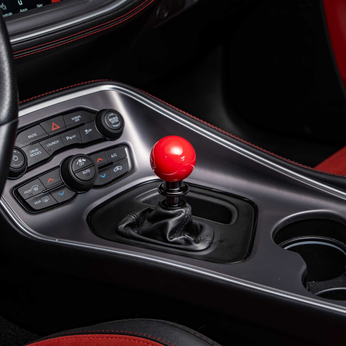 Billetworkz Automatic Shifter - Gloss Red - Fits Dodge Challenger / Charger (2015-2023)