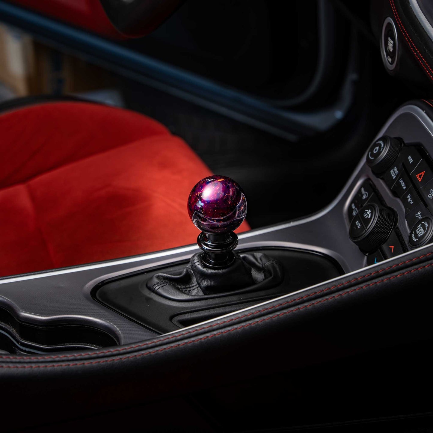 Billetworkz Automatic Shifter - Purple Cosmic Space - Fits Dodge Challenger / Charger (2015-2023)