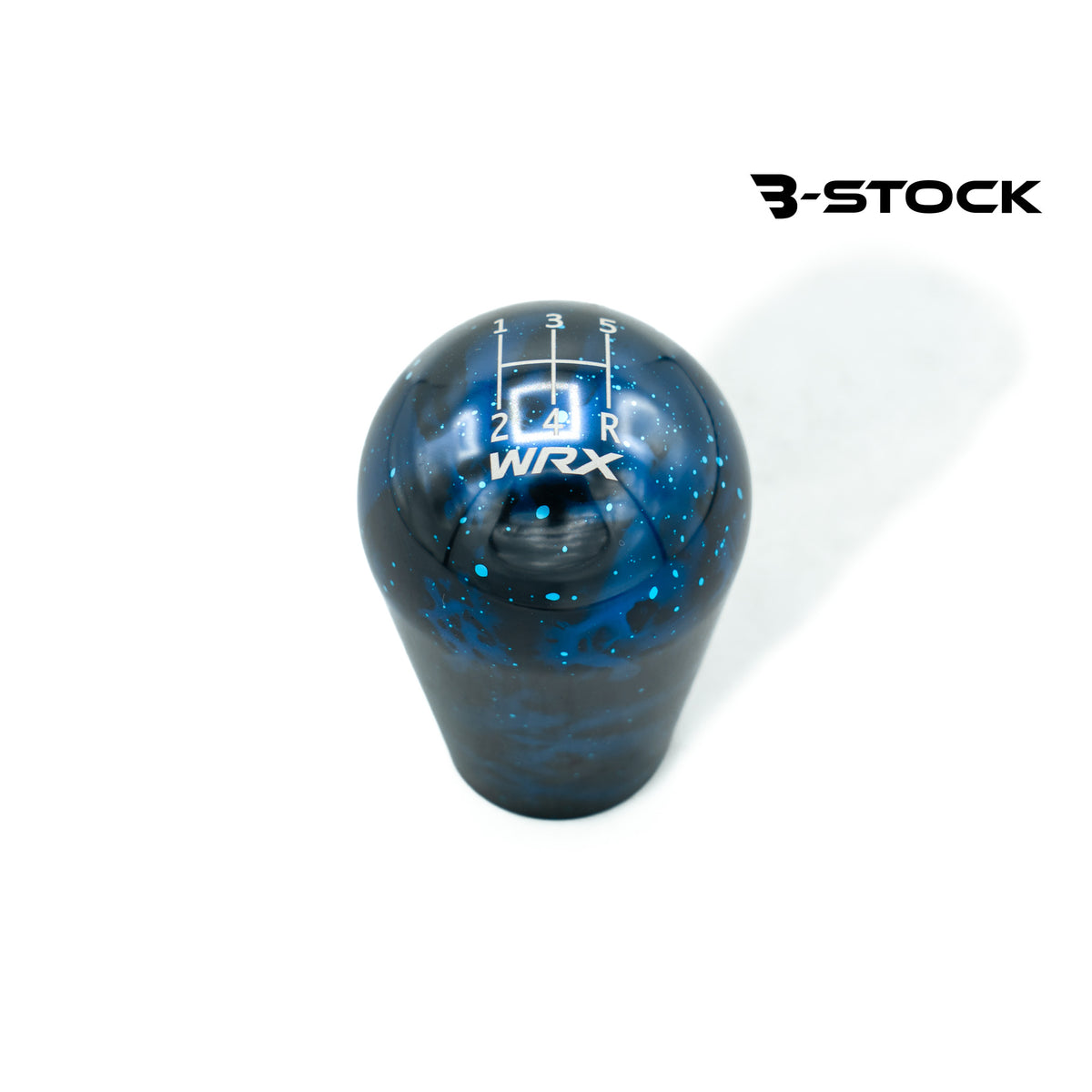 B-Stock Anodized Shift Knob – Tall Teardrop – Blue Cosmic Space – Standard 5-Speed + WRX