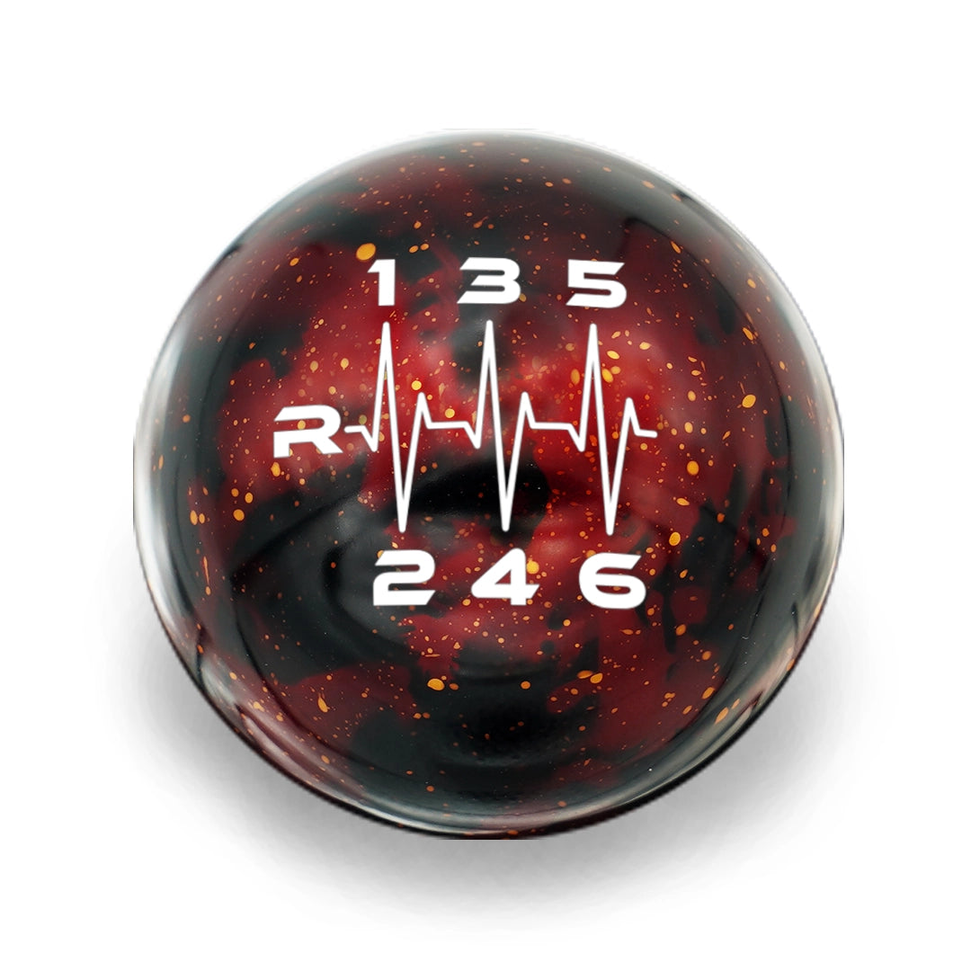 6 Speed Heartbeat Engraving - Cosmic Space - 6 Speed Mazda (RLU) Fitment