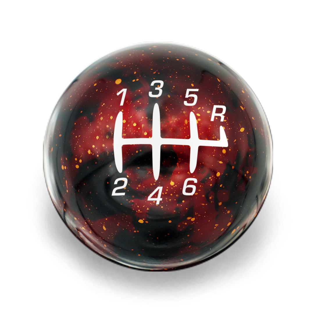Billetworkz Cosmic Space Shift Knob - 6 Speed Retro Engraving for Dodge Challenger (2015-2023)
