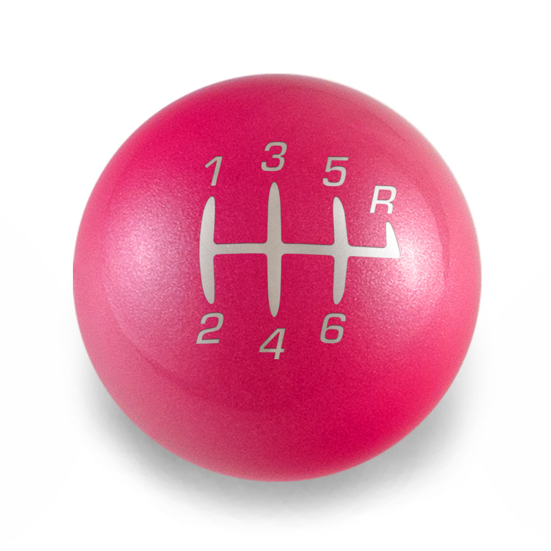 Billetworkz Weighted Shift Knob - 6-Speed Retro Engraving for Dodge Challenger (2015-2023)