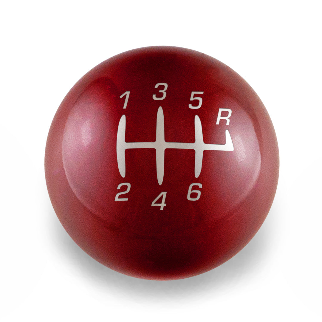 Billetworkz Weighted Shift Knob - 6-Speed Retro Engraving for Dodge Challenger (2015-2023)