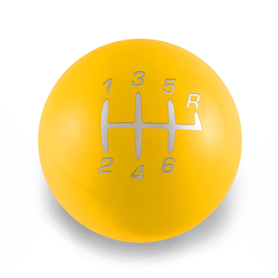 Billetworkz Weighted Shift Knob - 6-Speed Retro Engraving for Dodge Challenger (2015-2023)