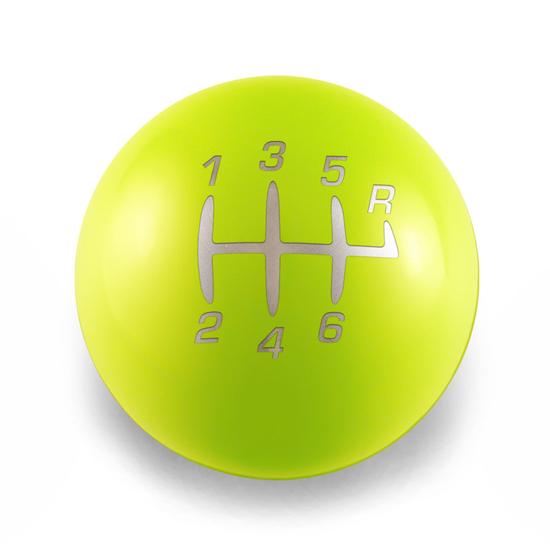 Billetworkz Weighted Shift Knob - 6-Speed Retro Engraving for Dodge Challenger (2015-2023)