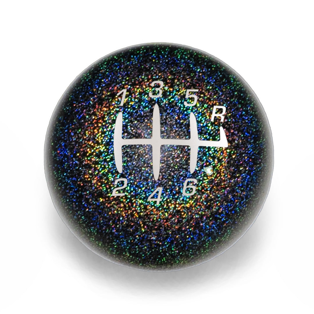 Billetworkz Weighted Shift Knob - 6-Speed Retro Engraving for Dodge Challenger (2015-2023)