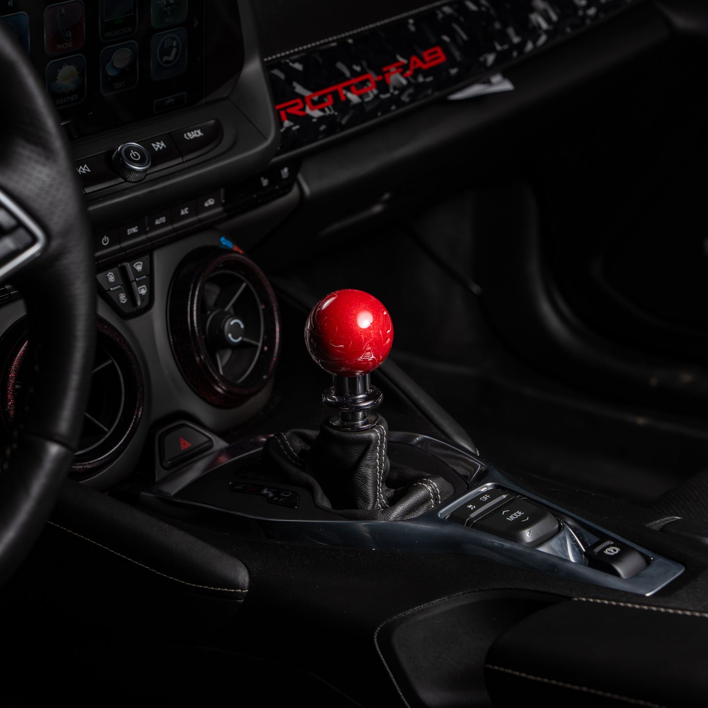 Billetworkz Automatic Shifter - Candy Red - Fits Chevrolet Camaro (2016-2024)