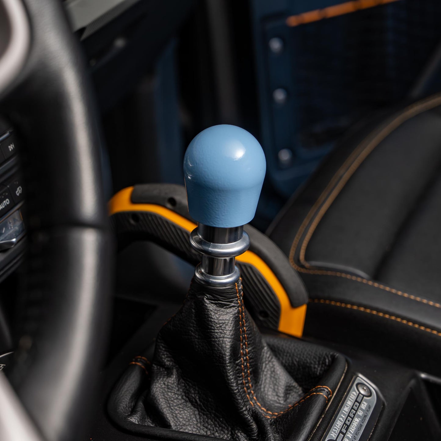 Billetworkz Weighted Shift Knob - Performance Blue - Fits Ford Bronco 6-Speed (2021+)