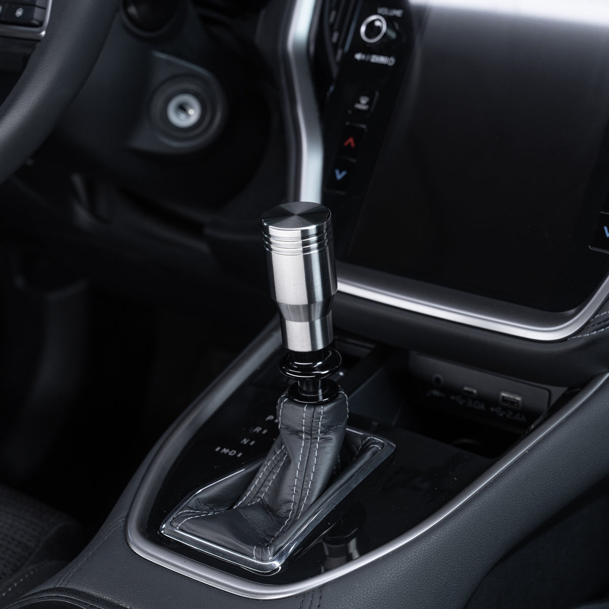 Billetworkz Titanium Brushed Automatic Shifter - Subaru CVT: WRX (2022+), Crosstrek (2024+), Forester (2025+), Impreza (2024+), Legacy/Outback (2015+)