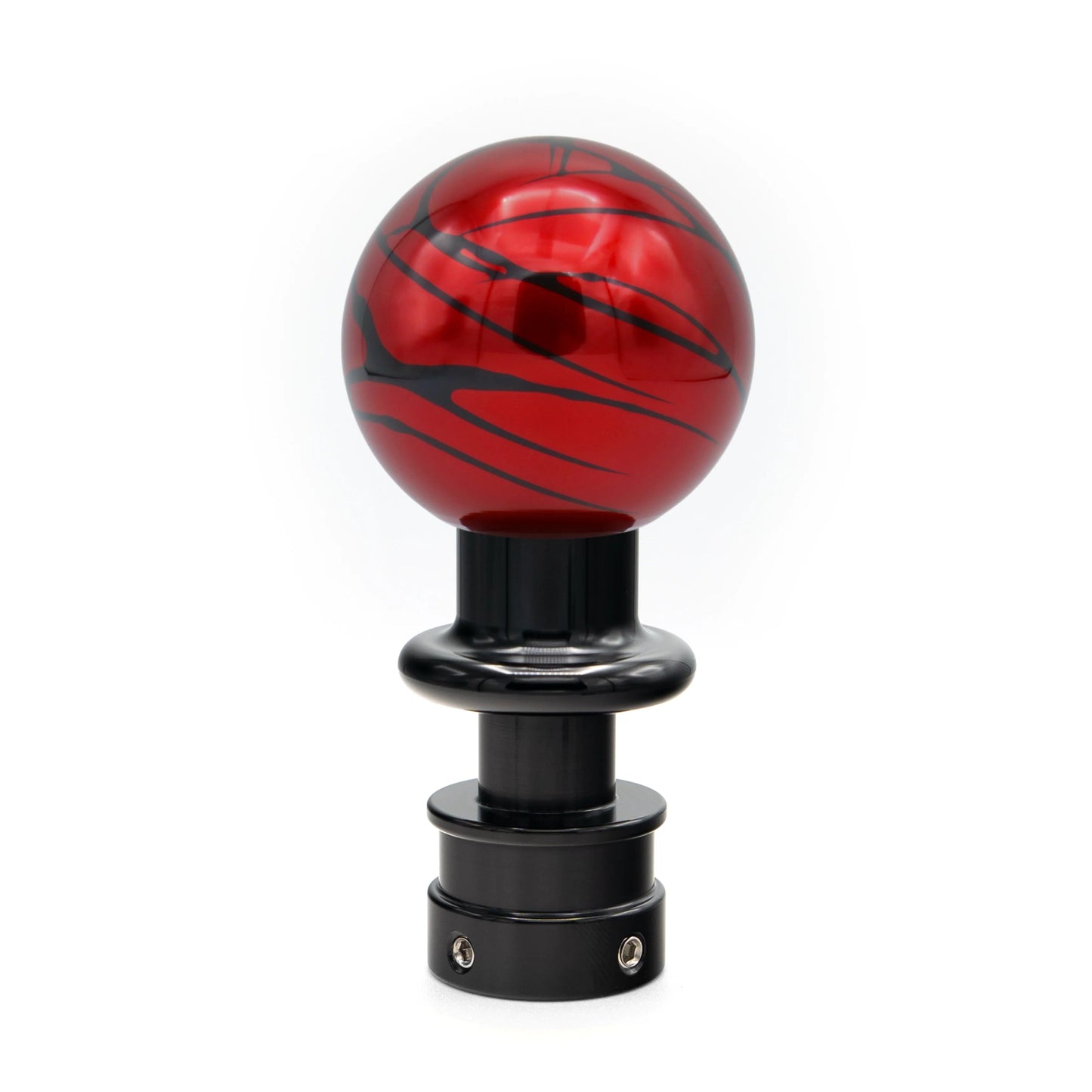 Billetworkz Automatic Shifter - Red w/ Black Splash - Fits Subaru CVT: WRX (2022+), Crosstrek (2024), Forester (2025+), Impreza (2024), Legacy/Outback (2015+)