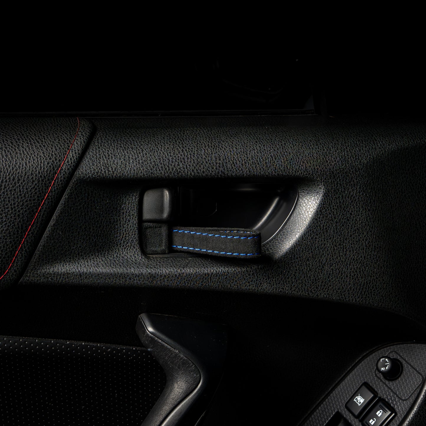 Billetworkz Alcantara Door Pull Strap Kit - Fits Subaru WRX/STI, BRZ, Crosstrek & More (2008–2021)