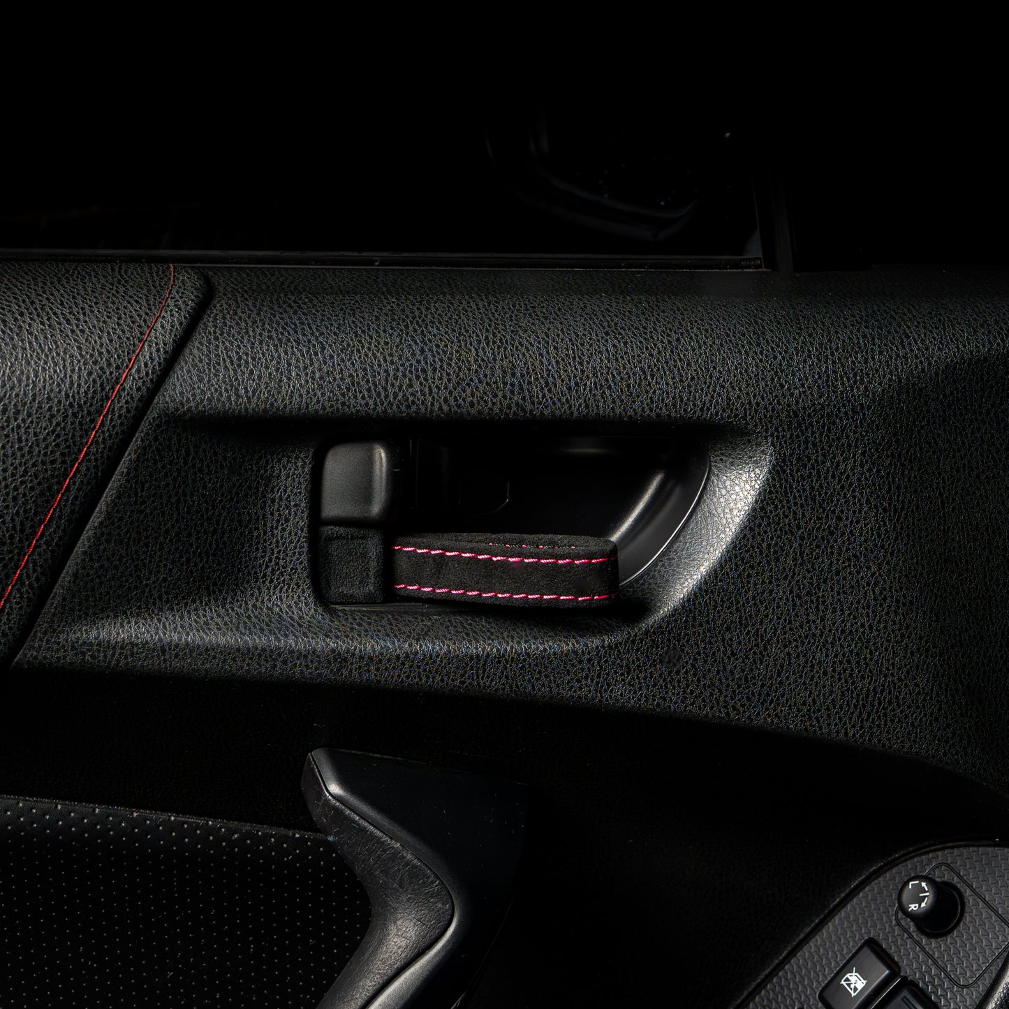 Billetworkz Alcantara Door Pull Strap Kit - Fits Subaru WRX/STI, BRZ, Crosstrek & More (2008–2021)