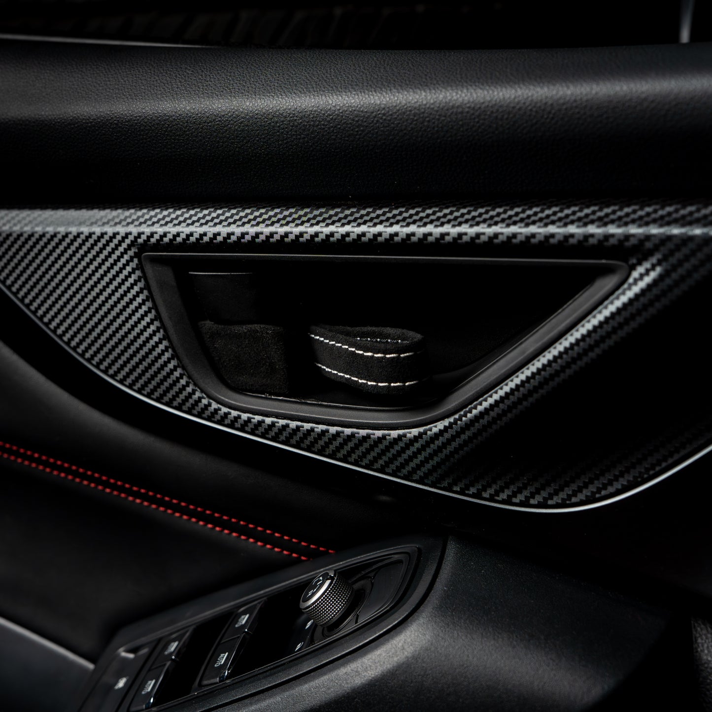 Billetworkz Alcantara Door Pull Strap Kit - Fits Subaru WRX/BRZ/GR86/Ascent (2022+), Crosstrek (2018+) & More