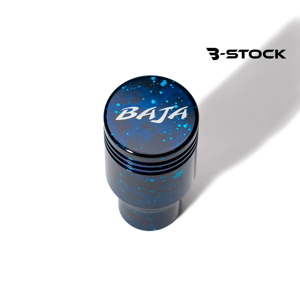 B-Stock Anodized Shift Knob – Piston – Blue Cosmic Space – Baja
