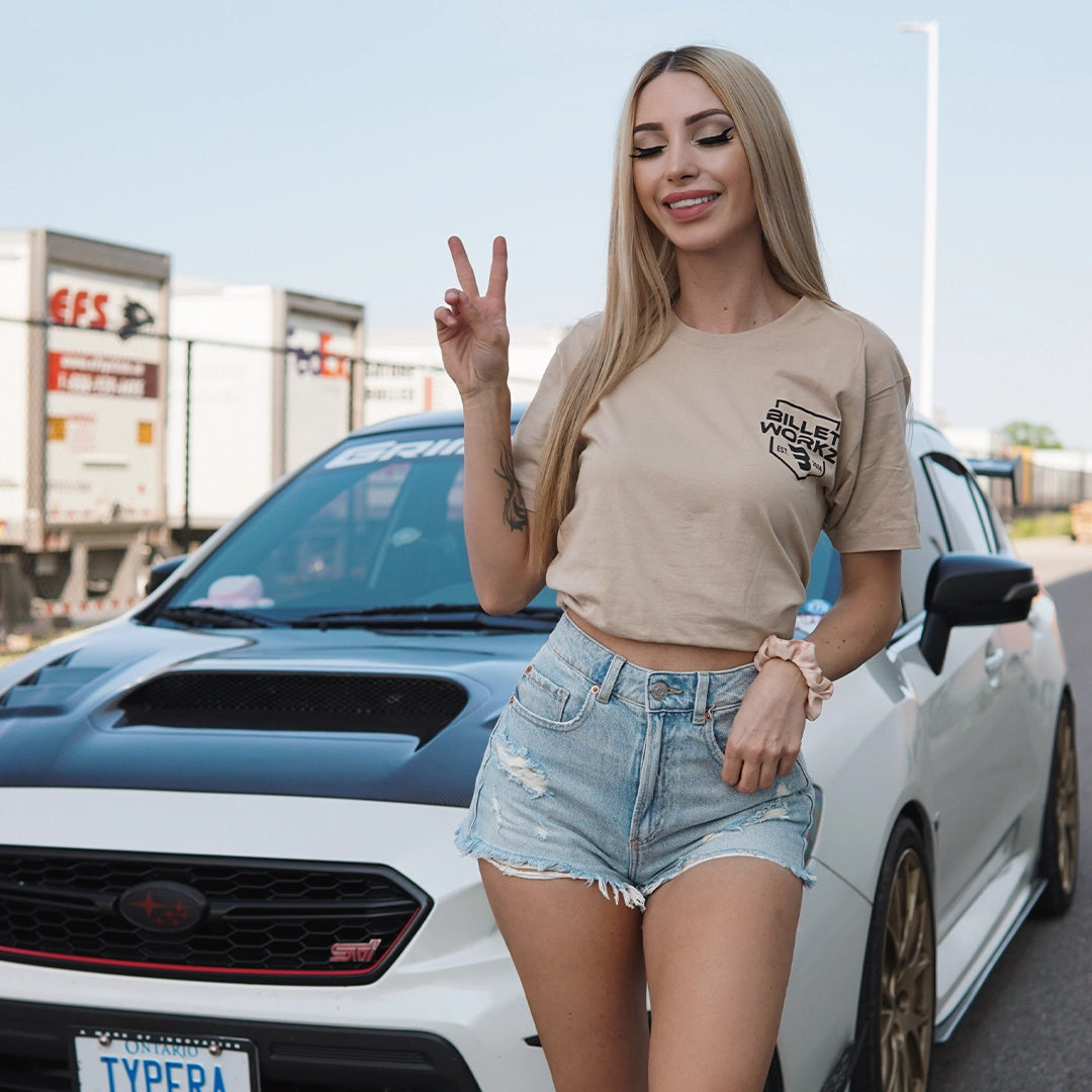 Billetworkz Crest T-Shirt - Sand