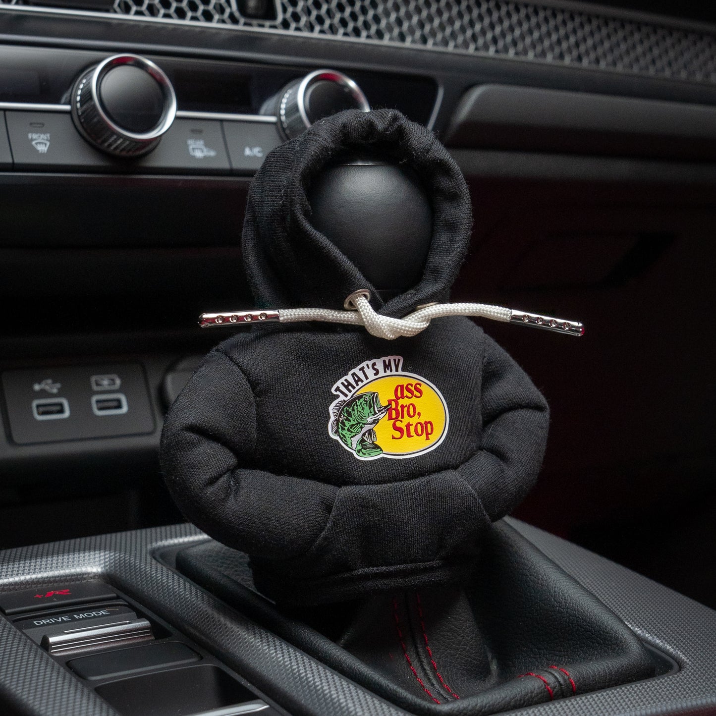 Shift Knob Hoodie - That's My Ass Bro, Stop