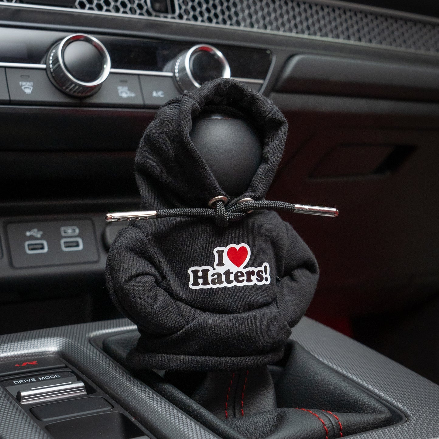 Shift Knob Hoodie - I <3 Haters