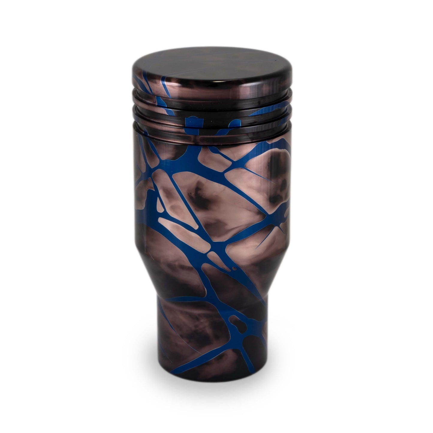 Billetworkz Automatic Shifter - Black Smoke w/ Blue Splash - Fits Subaru CVT: Forester (2019-2024)