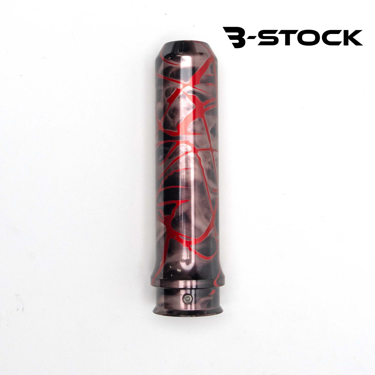 "B" Stock Subaru E-Brake Handle – Black Smoke with Red Splash