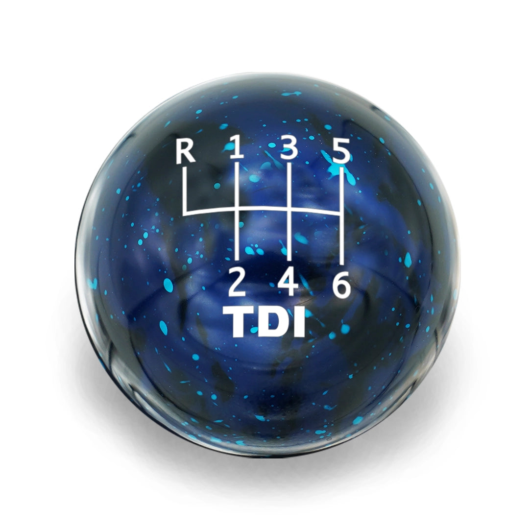 Billetworkz Cosmic Space Shift Knob - 6 Speed Standard TDI Engraving for Volkswagen