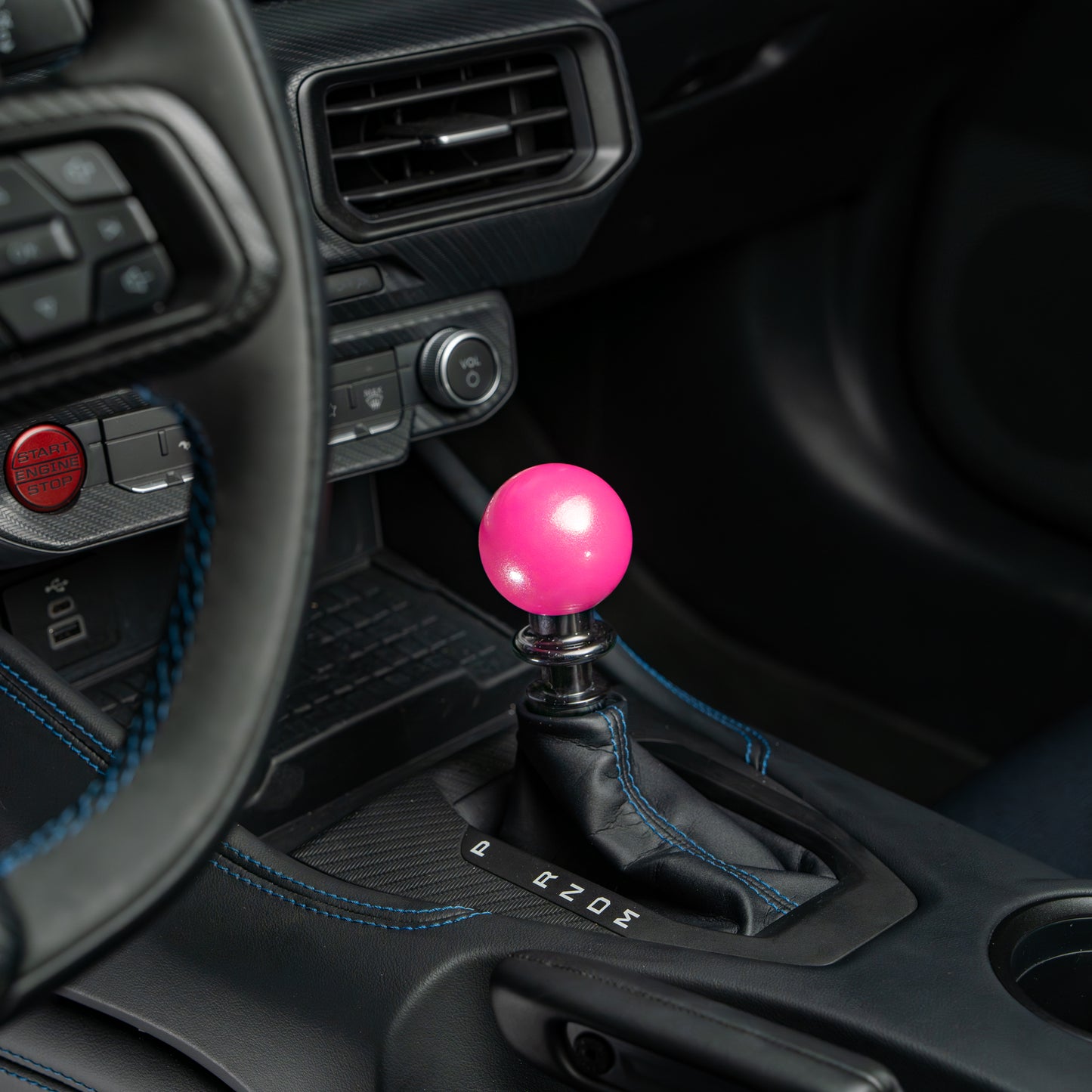 Billetworkz Automatic Shifter - Candy Pink - Ford Mustang Auto (2015-2024)