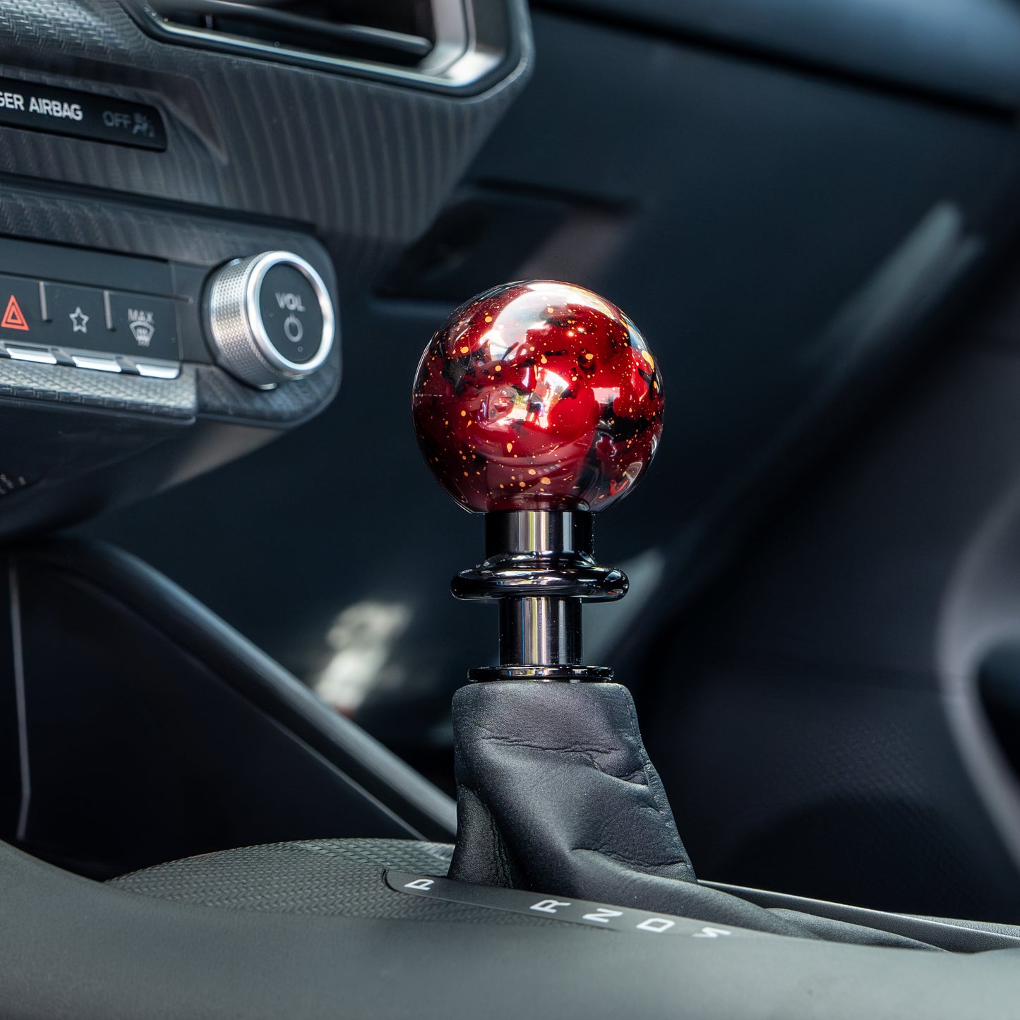 Billetworkz Automatic Shifter - Red Cosmic Space - Fits Chevrolet Trailblazer (2002-2009)