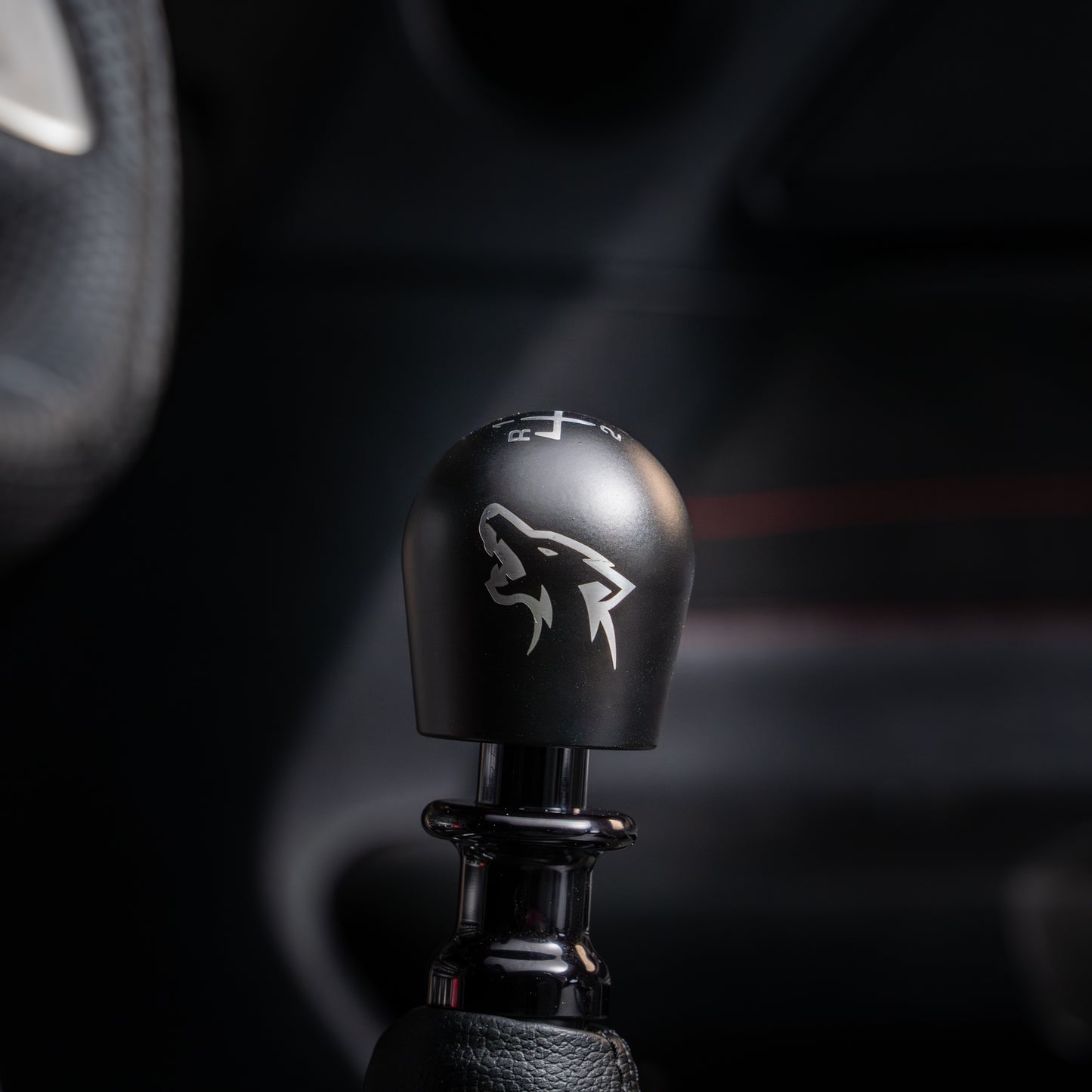 Billetworkz Weighted Shift Knob - Coyote Engraving - Ford Mustang (2015+)