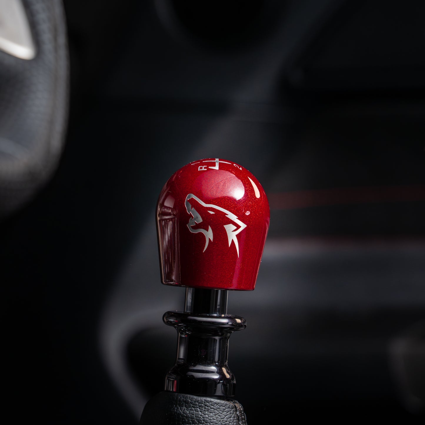Billetworkz Weighted Shift Knob - Coyote Engraving - Ford Mustang (2015+)