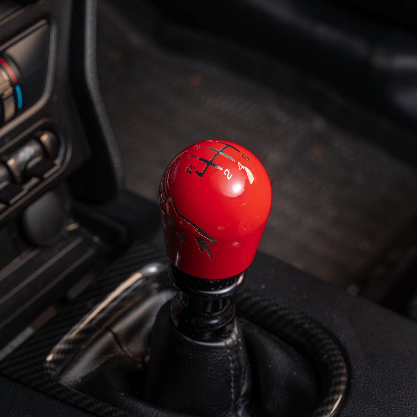 Billetworkz Weighted Shift Knob - Coyote Engraving - Ford Mustang (2015+)