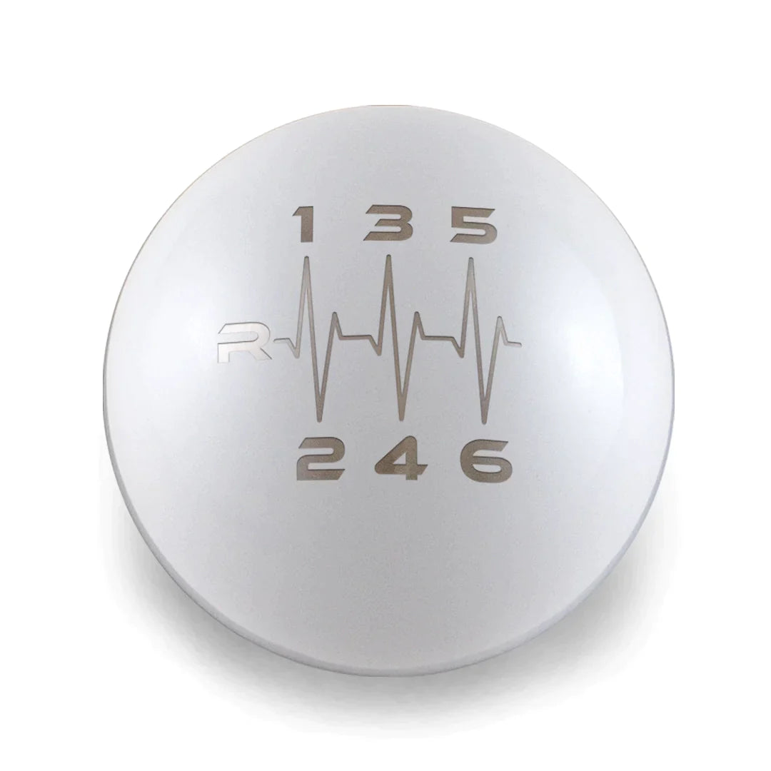 Billetworkz Weighted Shift Knob - Heartbeat Engraving - Ford Mustang (2015+)