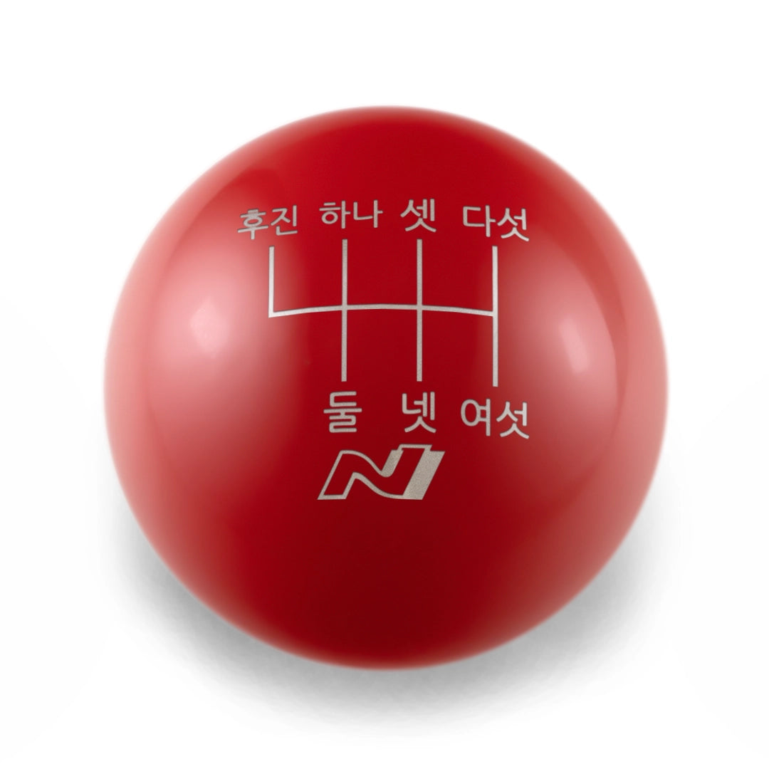 Billetworkz Weighted Shift Knob - 6-Speed Korean and N Engraving for Veloster / Elantra 6-Speed (2019+)