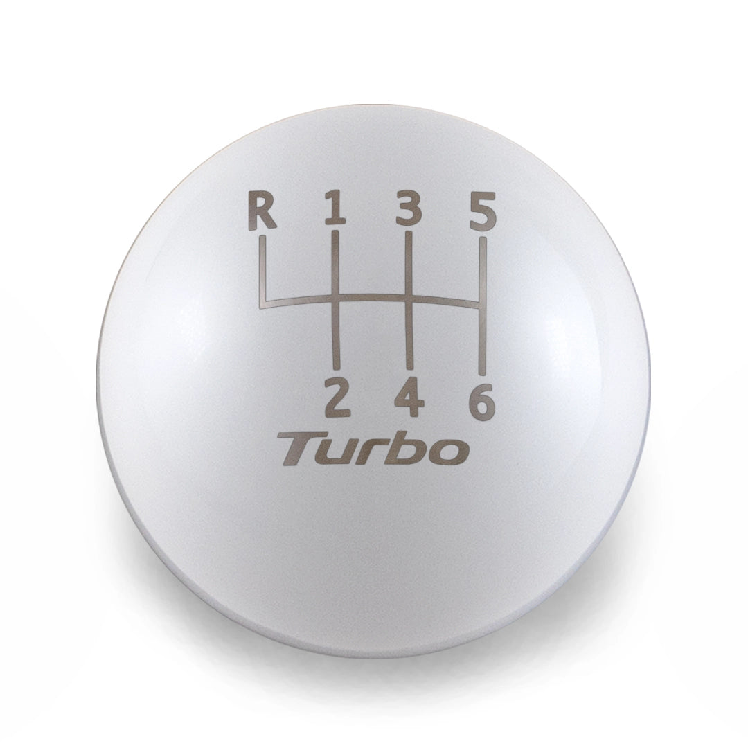 Billetworkz Weighted Shift Knob - 6-Speed Standard Turbo Engraving for Hyundai Veloster / Elantra 6-Speed (2015-2018)