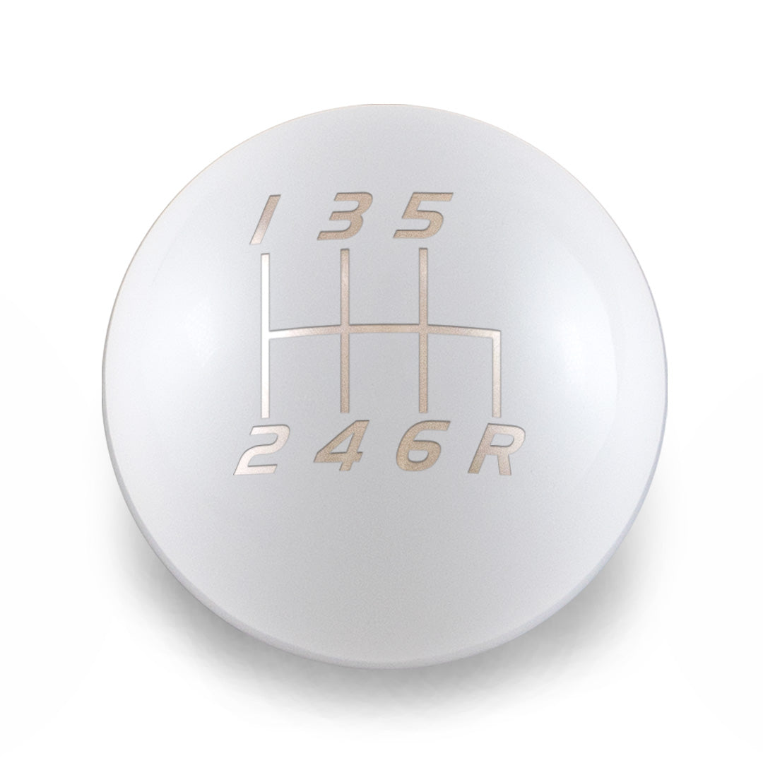 Gloss White Weighted - 6 Speed Velocity (Reverse Right-Down